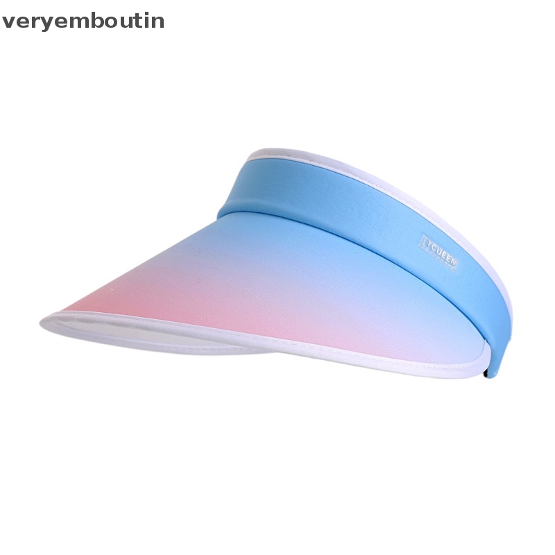 Nón Rộng Vành Che Phủ Mặt Chống Tia UV Màu Sắc Gradient Dành Cho Nữ