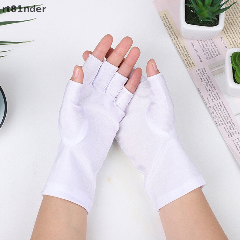 1 Đôi Găng Tay Bảo Vệ Móng Chống Tia Uv Chất Lượng Cao