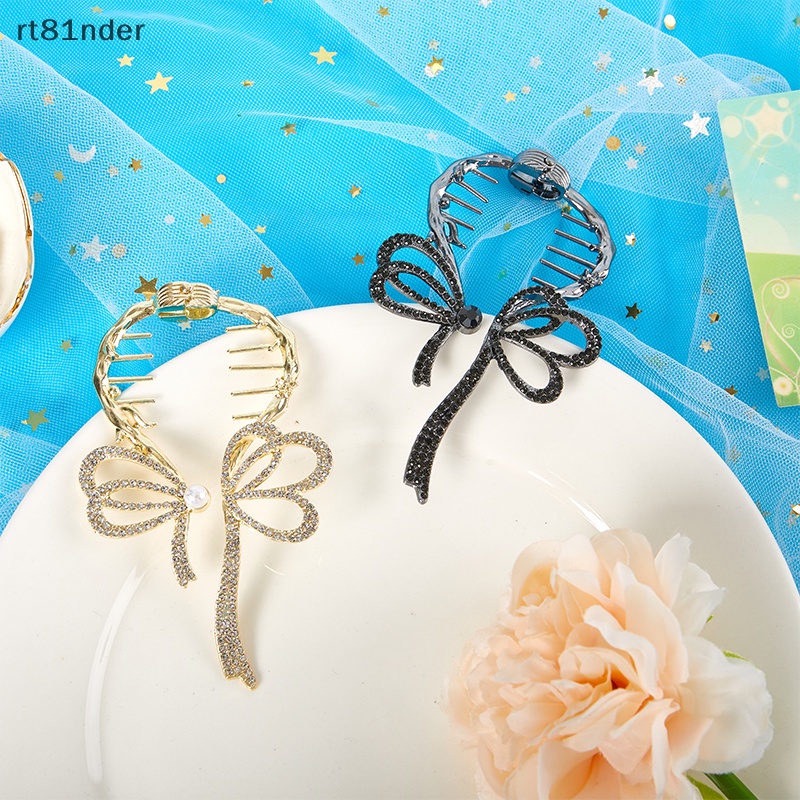 Kẹp Tóc Đuôi Ngựa Đính Đá Ngọc Trai Nhân Tạo Thời Trang Dành Cho Nữ