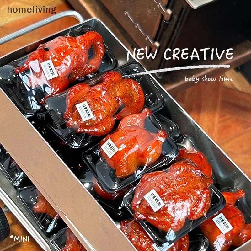 Mô Hình Đồ Ăn Gà / Vịt / Gà Tây Tỉ Lệ 1: 12 Trang Trí Nhà Búp Bê