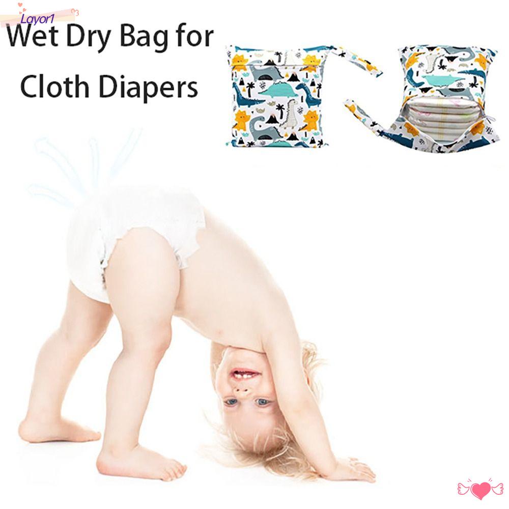 Túi Đựng Tã Lót / Khăn Ướt Cỡ Nhỏ In Họa Tiết Độc Đáo Tiện Dụng Cho Mẹ Bầu 1