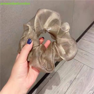 Dây buộc tóc cao su co giãn phối lưới phản quang kamembbn
