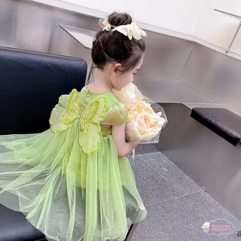 Đầm Công Chúa Có Cánh Xinh Xắn Thoải Mái Cho Bé Gái