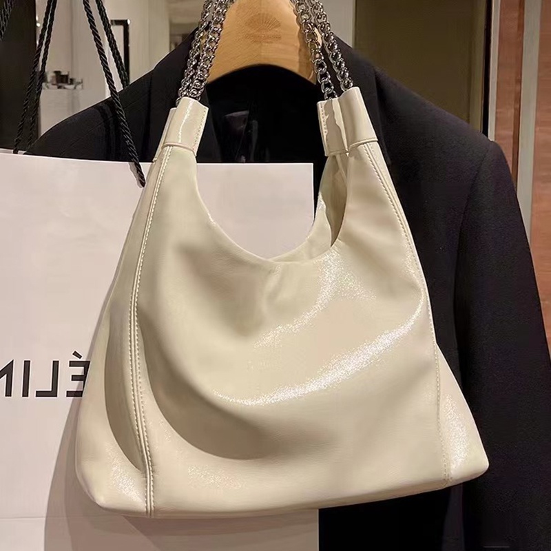 Túi Xách Da Cỡ Lớn Có Dây Xích Đeo Vai Sành Điệu Cho Nữ