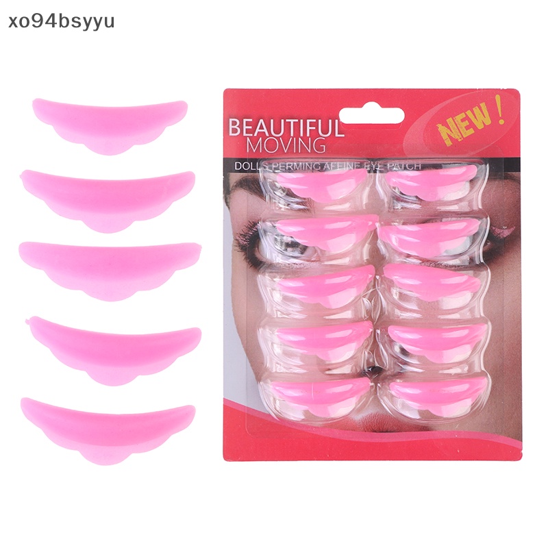 Set 5 Cặp Đệm Silicone Mềm Xo94Bsyu Uốn Cong Lông Mi S M1 M2 L