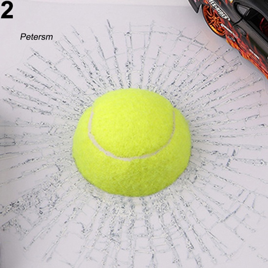 Sticker Dán Kính Xe Hơi Hình Quả Bóng Chày Tennis 3D DIY