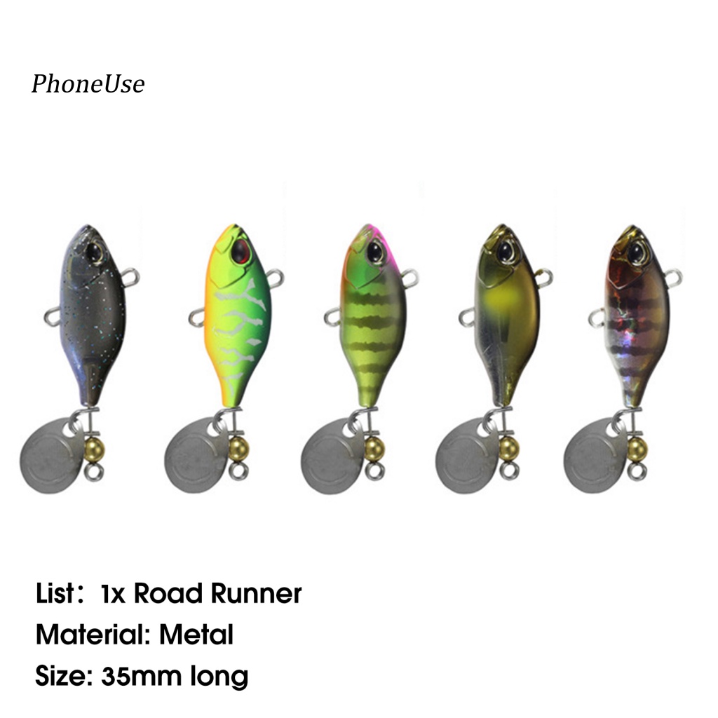 Mồi Giả Nhử Cá PU 35mm / 7g Bằng Kim Loại