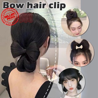 Kẹp tóc giả thắt nơ dễ thương cho bé gái y1i5