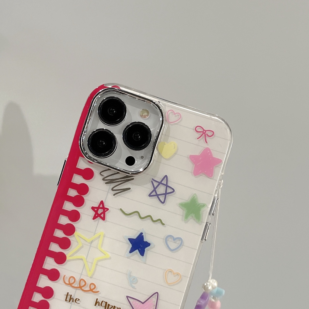 Ốp Điện Thoại TPU Silicon Mềm Chống Sốc Hai Mặt Hình Ngôi Sao Năm Cánh Cho iPhone 14 13 12 11 PRO MAX