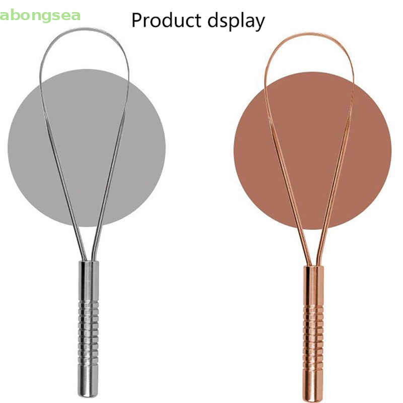 Dụng Cụ Nạo Lưỡi Bằng Thép Không Gỉ Làm Sạch Bàn Chải Đánh Răng