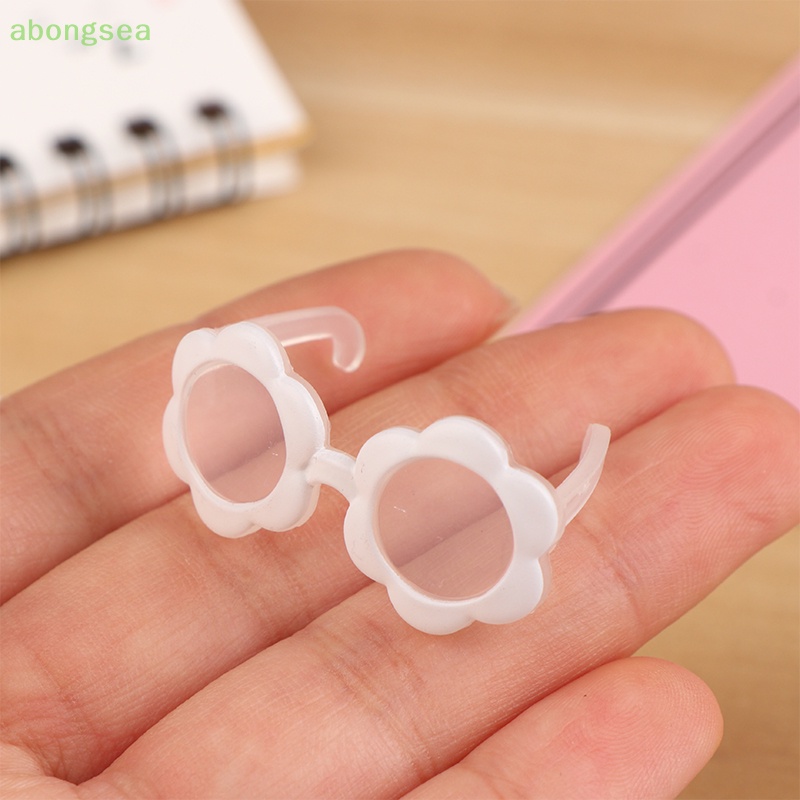 Kính Mát Gọng Nhựa Trong Suốt Cho Búp Bê Tỉ Lệ 1 / 6