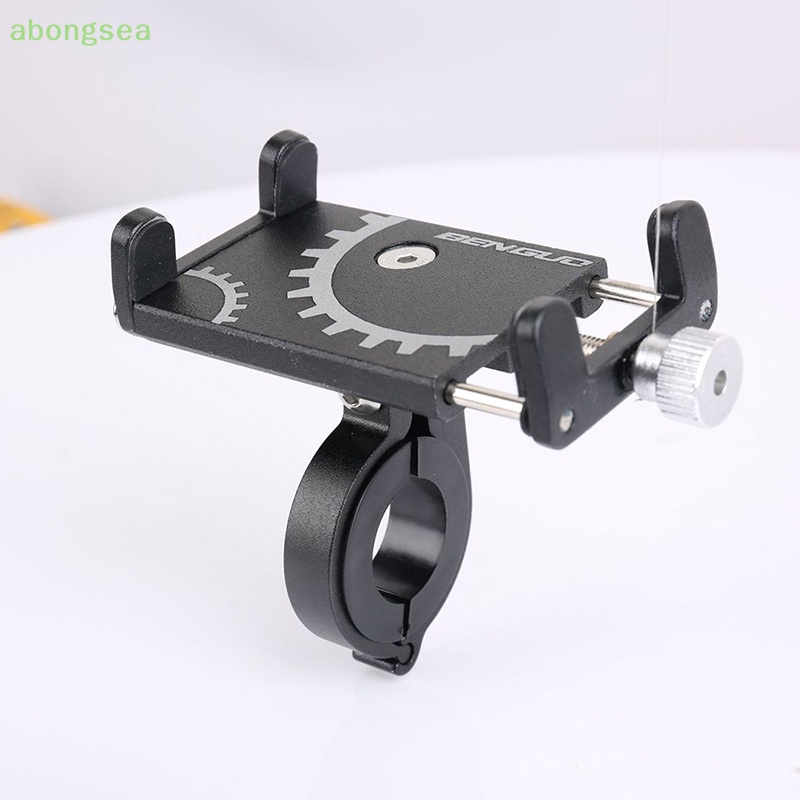 Giá Đỡ Điện Thoại Di Động Bằng Nhôm Chống Trượt Xoay 360 Độ Gắn Xe Đạp