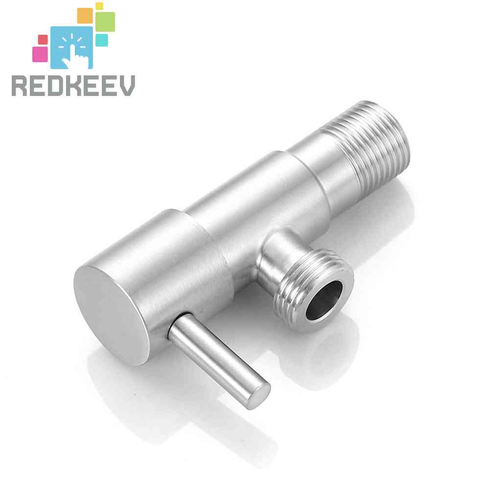 Van Nạp Góc Bằng Thép Không Gỉ 304 1 / 2 inch Cho Nhà Bếp