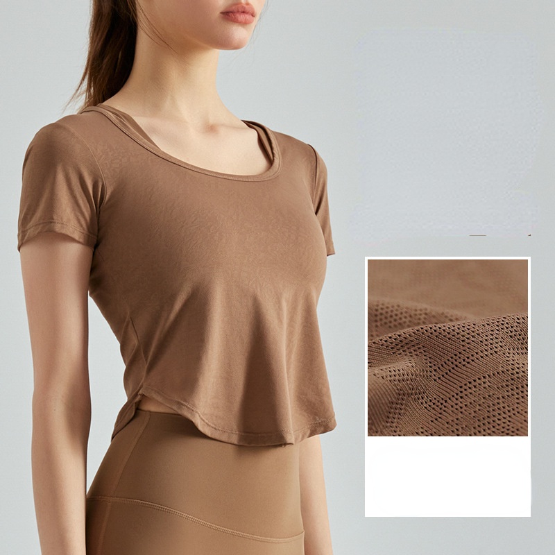 Áo Thun Thể Thao Ngắn Tay Thoáng Khí Chất Lượng