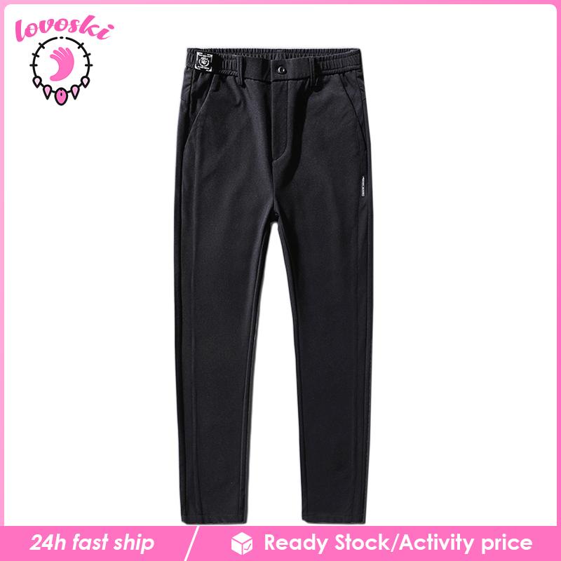 [Lovoski] Quần Dài Ôm Dáng Co Giãn Thời Trang Mùa Hè Cho Nam