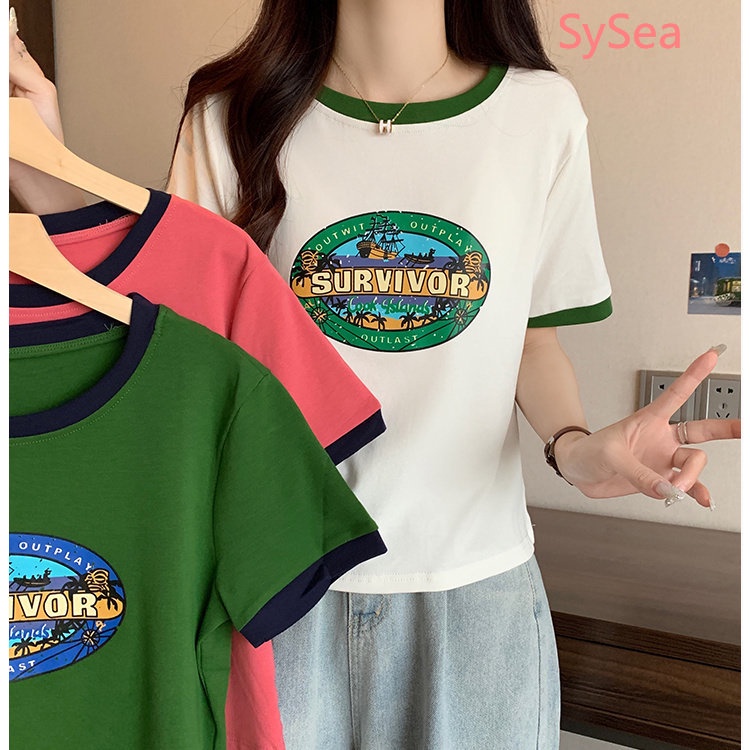 Áo Thun Plus Size In Chữ Thời Trang Mùa Hè Cho Nữ