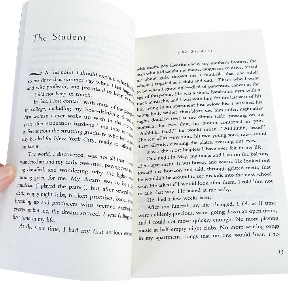 Sách Tiểu Thuyết Tiếng Anh Thứ Ba Mẫu Mã Đa Dạng Với Morrie Fourteen thứ ba Lessons Mitch Albom Life Philosophy