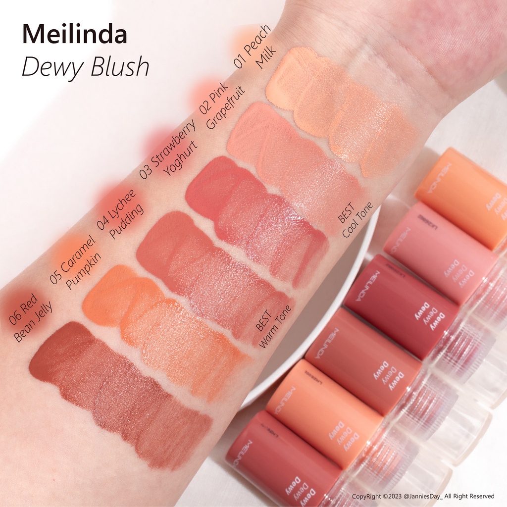 Má Hồng Dạng Kem MEILINDA DEWY BLUSH MC 5092