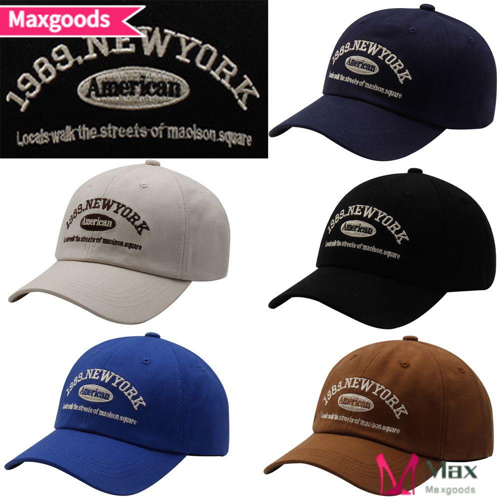 Mũ Lưỡi Trai Cotton Thêu Chữ Phong Cách Hàn Quốc