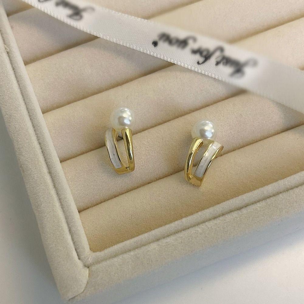 Bông Tai Hình Học Bướm Đơn Giản Thời Trang Dành Cho Nữ|Khuyên Tai Hợp Kim Phong Cách Hàn Quốc