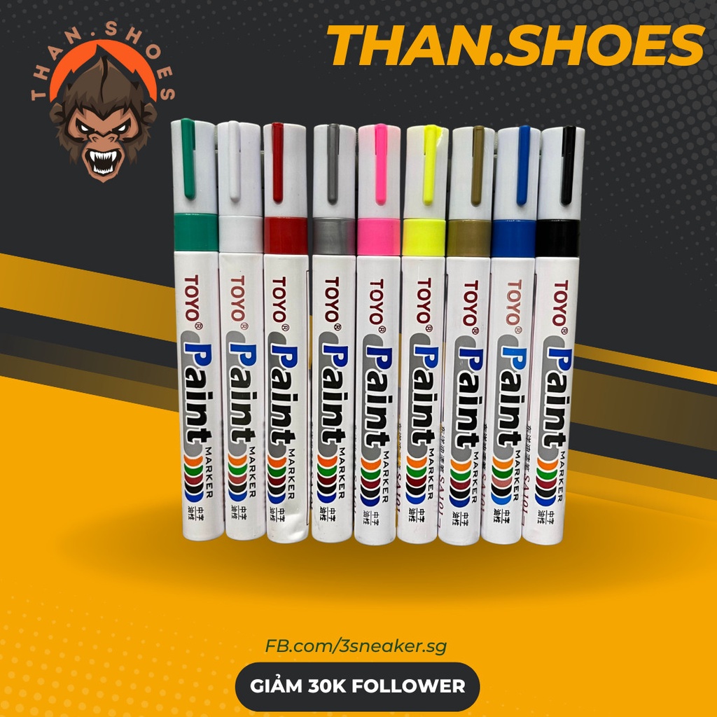 Bút Sơn Repaint Tẩy Trắng, Làm Mới, Phục Hồi Và Custom Giày - Than.Shoes