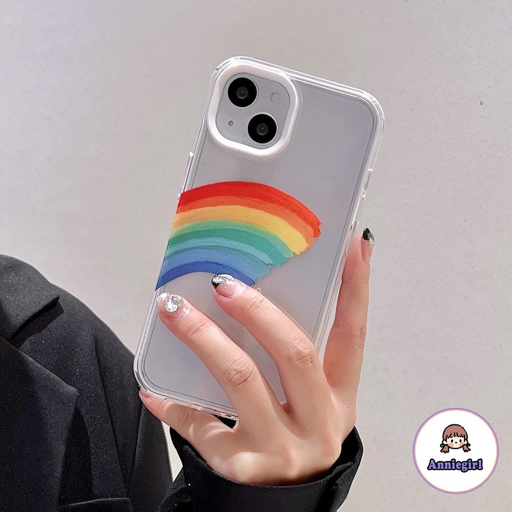 Ốp Điện Thoại TPU Mềm In Hình Cầu Vồng 3 Trong 1 Cho IPhone 11 IPhone 14 Pro Max Ip13 Pro Max IPhone 12