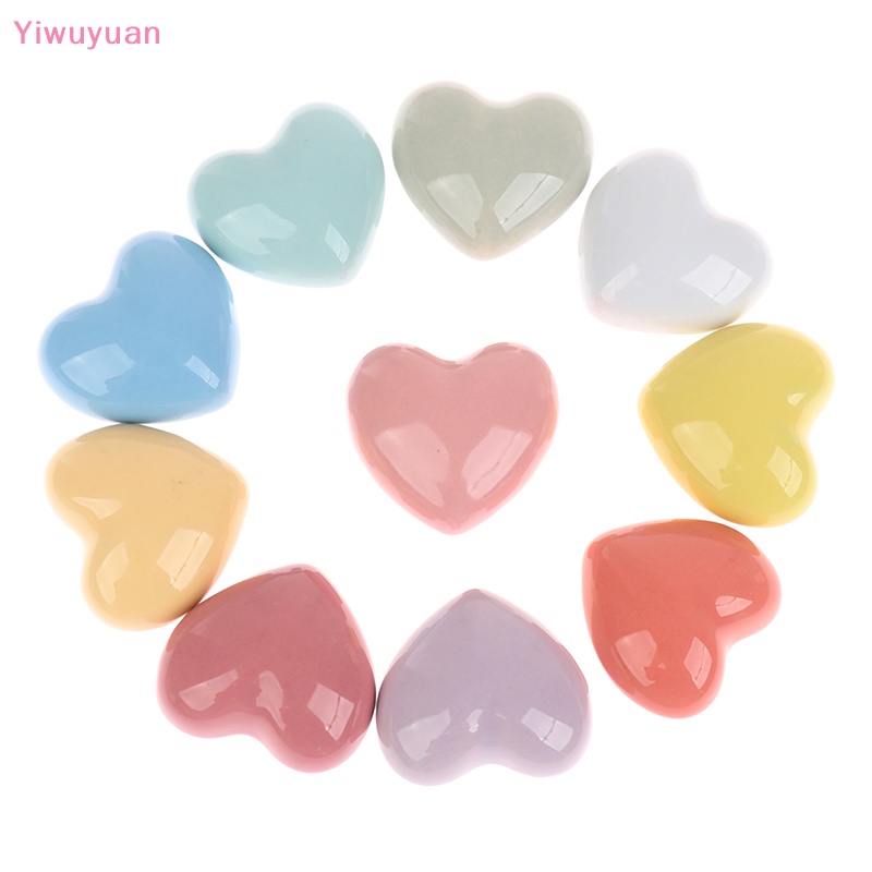 < Yiwuyuan > Tay Nắm Ngăn Kéo Tủ Một Lỗ Tròn Bằng Gốm Sứ Màu Hoạt Hình Mới