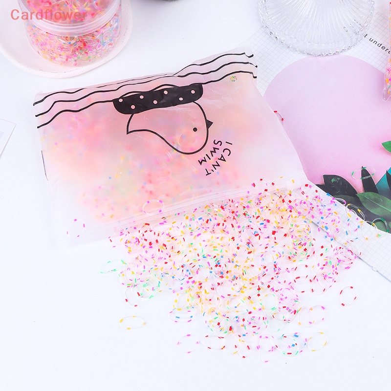 Bộ 1000 Dây Thun Buộc Tóc Không Đau Dùng Một Lần Dành Cho Bé Gái