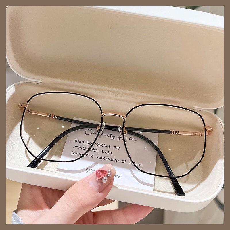 Mắt Kính Chống Bức Xạ Gọng Kim Loại Dành Cho Nam Nữ