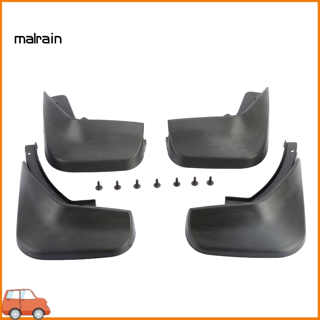 Set 4 Tấm Chắn Bùn LB-SY-532 Bằng ABS Màu Đen Chống Đóng Băng Cho Audi A6L 06-11