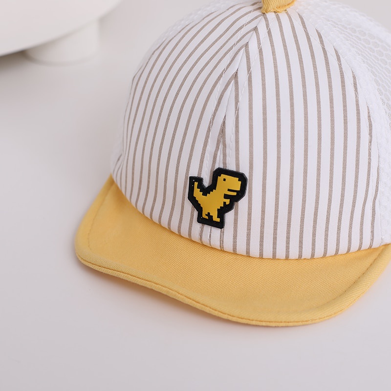 Mũ Lưỡi Trai Chống Nắng Phối Lưới In Họa Tiết Động Vật Dễ Thương Thời Trang Mùa Hè Cho Bé