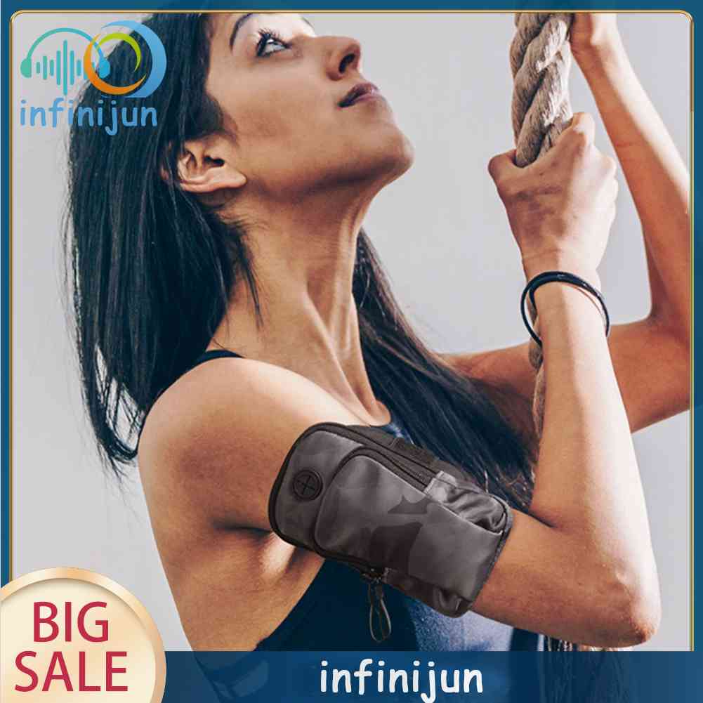 Túi Đựng Điện Thoại Đeo Cánh Tay Co Giãn Chống Thấm Nước Chống Trộm Tiện Dụng