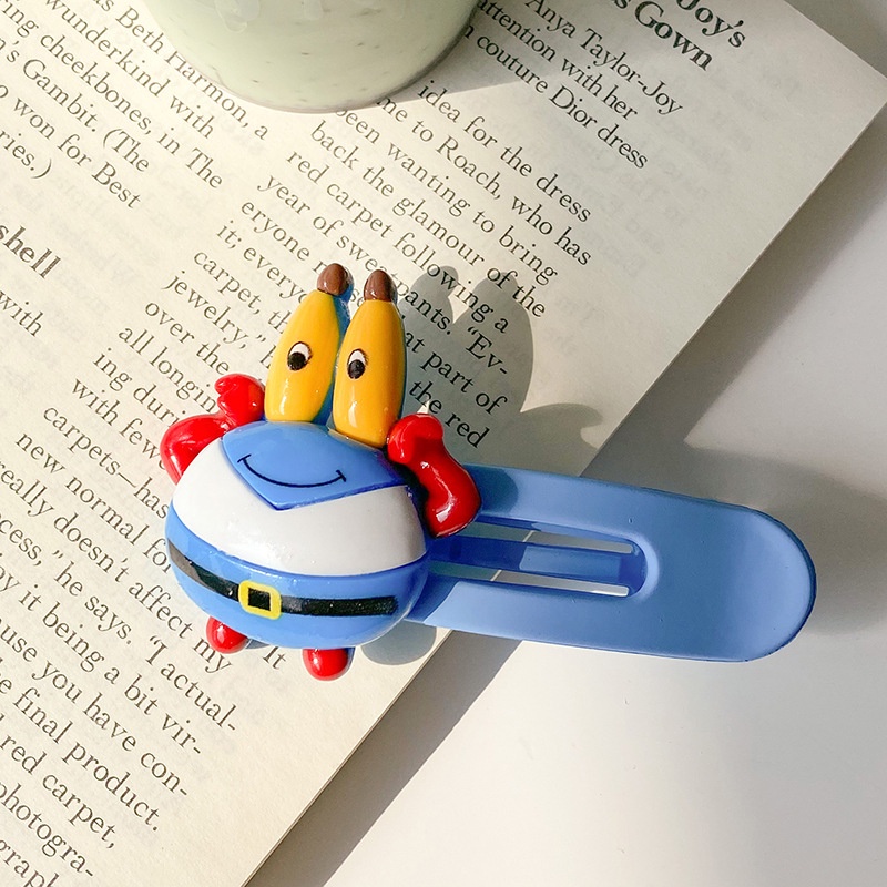 Kẹp Tóc Bên Hông Họa Tiết SpongeBob Dễ Thương 2023
