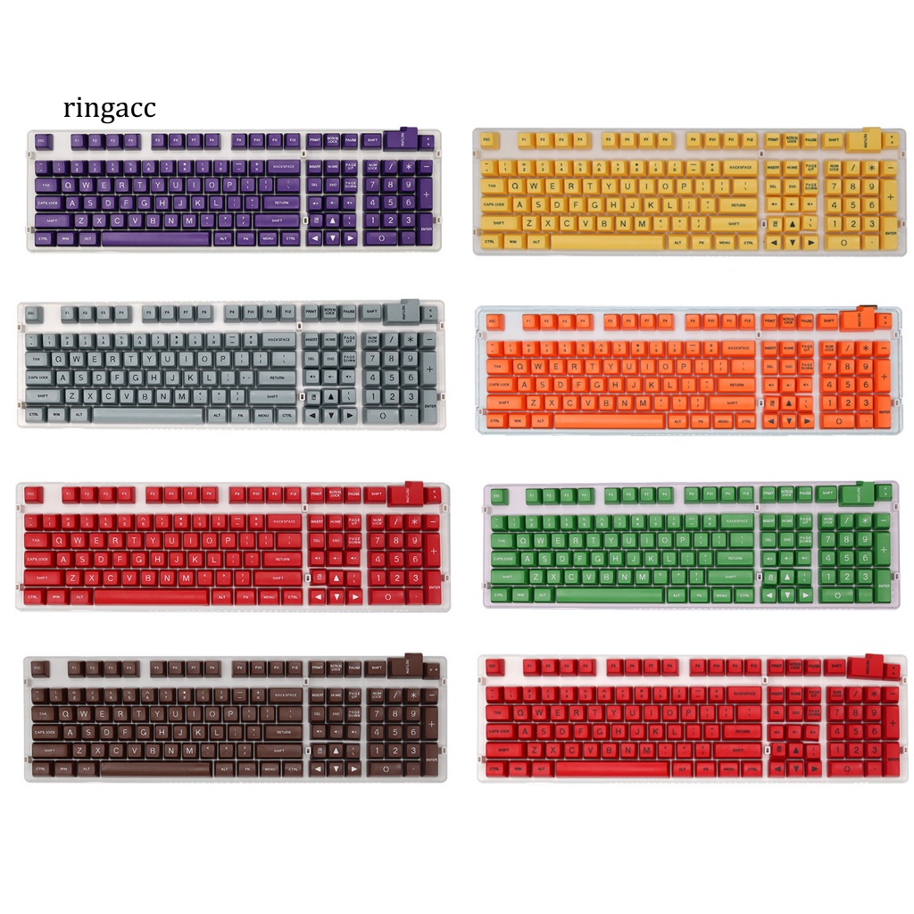 Bộ 108 Nắp Nhựa ABS Chống Ánh Sáng Thay Thế Cho Bàn Phím Cơ