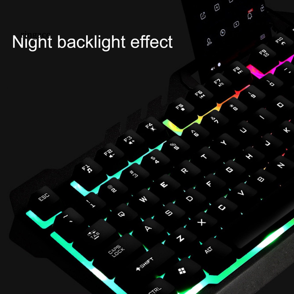 Bộ Bàn Phím Cơ Và Chuột RGA T21 Có Đèn LED RGB Dùng Để Chơi Game