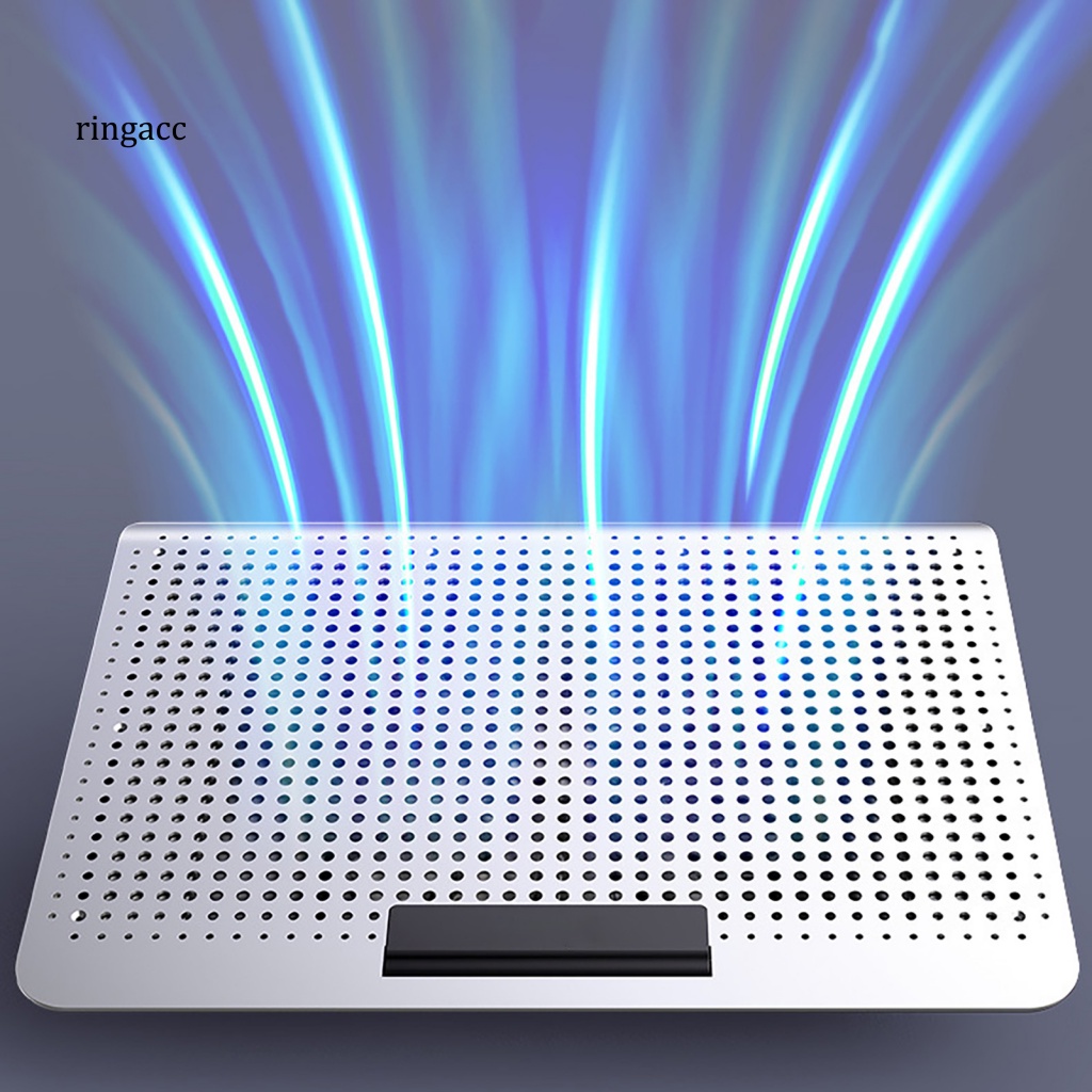 Quạt Tản Nhiệt RGA Hai Cổng USB Ít Tiếng Ồn Nhỏ Gọn Có Thể Điều Chỉnh Cho Máy Tính Xách Tay