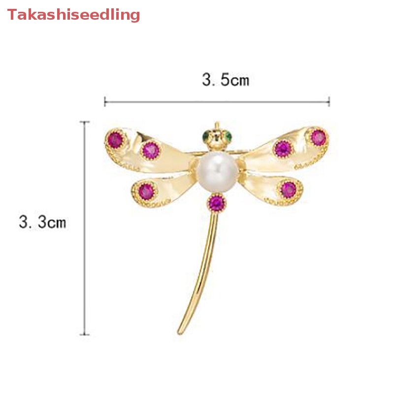 Ghim Cài Áo Hình Chuồn Chuồn Đính Đá Thời Trang Cho Nữ