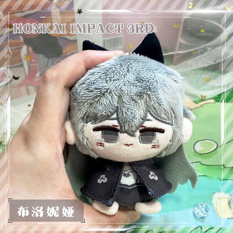 Búp Bê Nhồi Bông Hình Nhân Vật Bronya Zaychik 3 Elysia 10cm