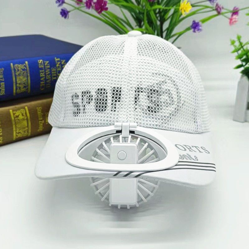 Deukio Mũ Lưỡi Trai Chống Nắng In Chữ Có Quạt Sạc Thời Trang Mùa Hè Cho Nam Và Nữ