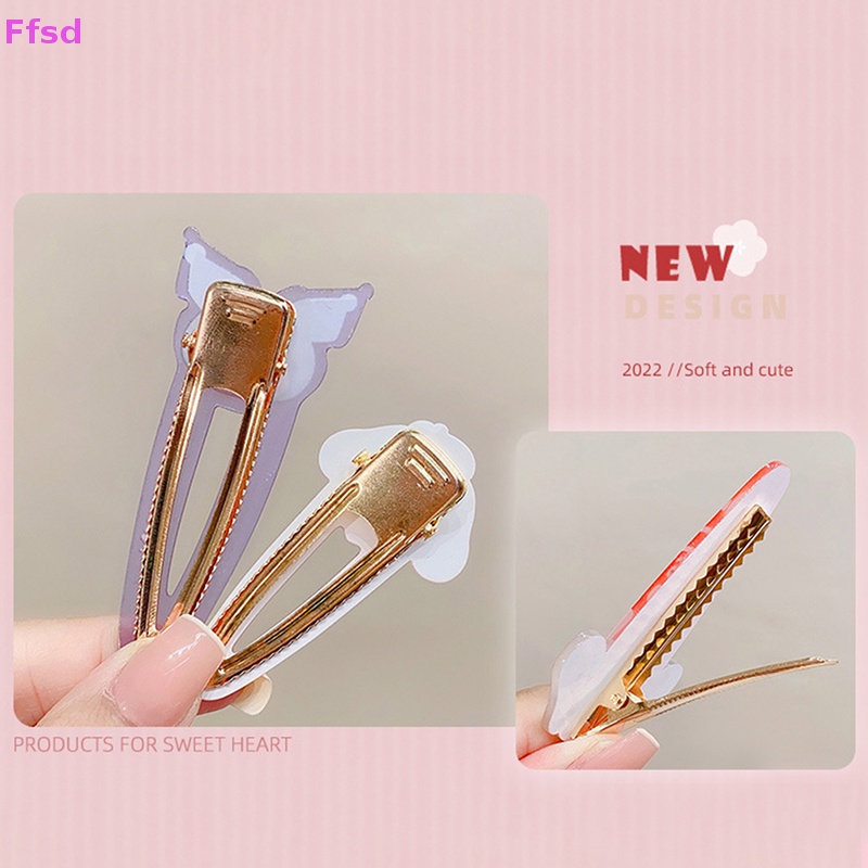 1 / 2 / 3 Kẹp Tóc Mỏ Vịt Họa Tiết Hoạt Hình Xinh Xắn Dễ Phối Đồ