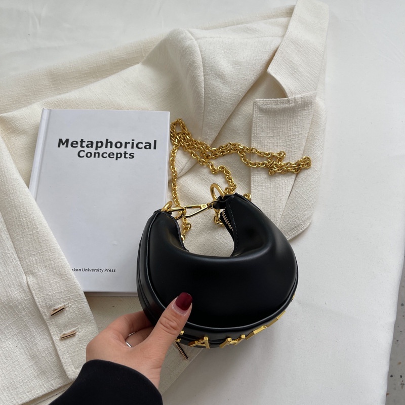 Túi Xách Đeo Vai Phối Dây Xích Thời Trang Mùa Hè 2023 Dành Cho Nữ