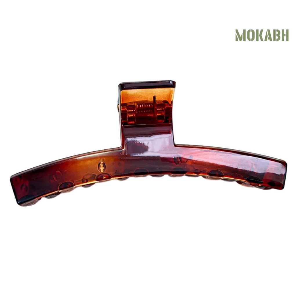 Kẹp Tóc Bằng Nhựa Màu Trơn Siêu Nhẹ Độ Bền Cao Thời Trang Cho Nữ