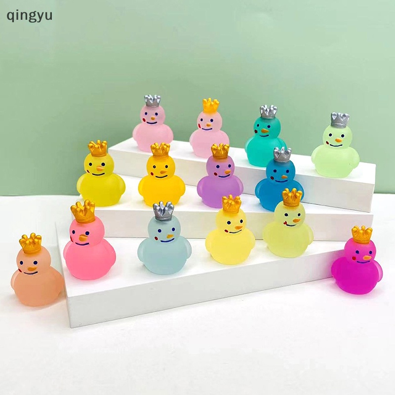 Bộ 2 Đồ trang trí Vua Tuyết Dạ Quang Mini Dùng Trang Trí Tiểu Cảnh