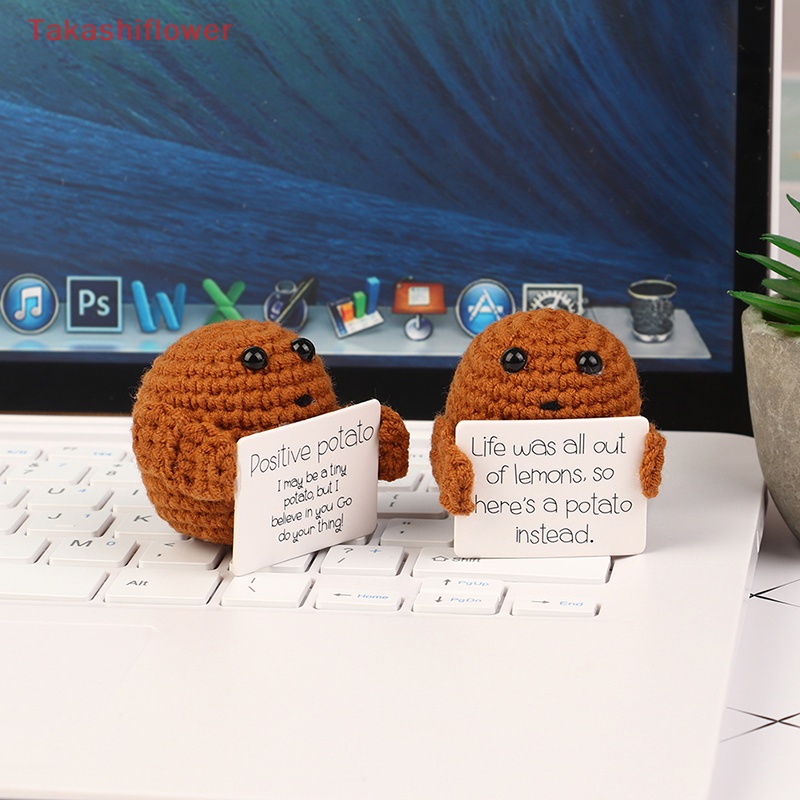 Búp Bê Đan Len Thủ Công Hình Khoai Tây Dương Độc Đáo Trang Trí Nhà Cửa