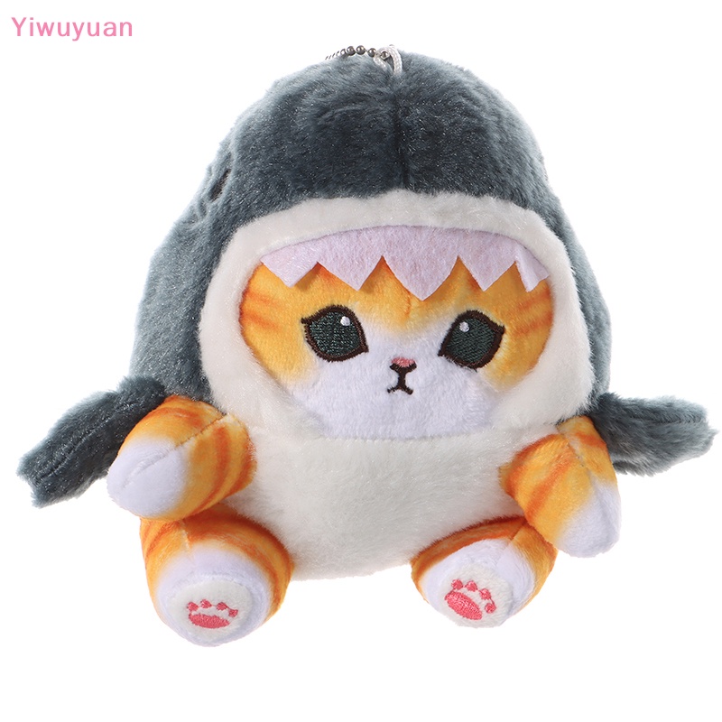 < Yiwuyuan > Kawaii Mofusand Anime Hobby Tempura Tôm Cá Mập Nhồi Bông Dễ Thương Mới
