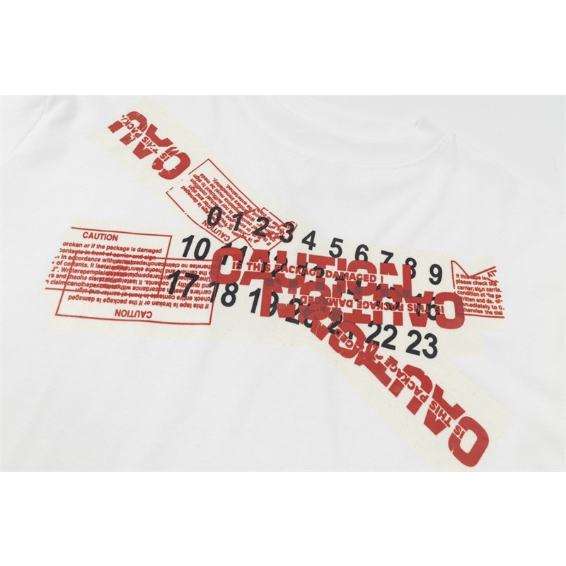 Mai-son * * Áo Thun Tay Ngắn Kiểu Băng Chéo Thời Trang Unisex