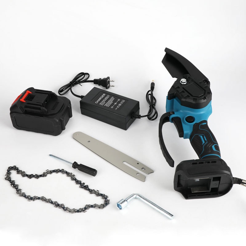 Cưa máy cầm tay,Cưa xích pin mini xích 6in máy cưa cầm tay cắt gỗ tỉa cành cực bénz