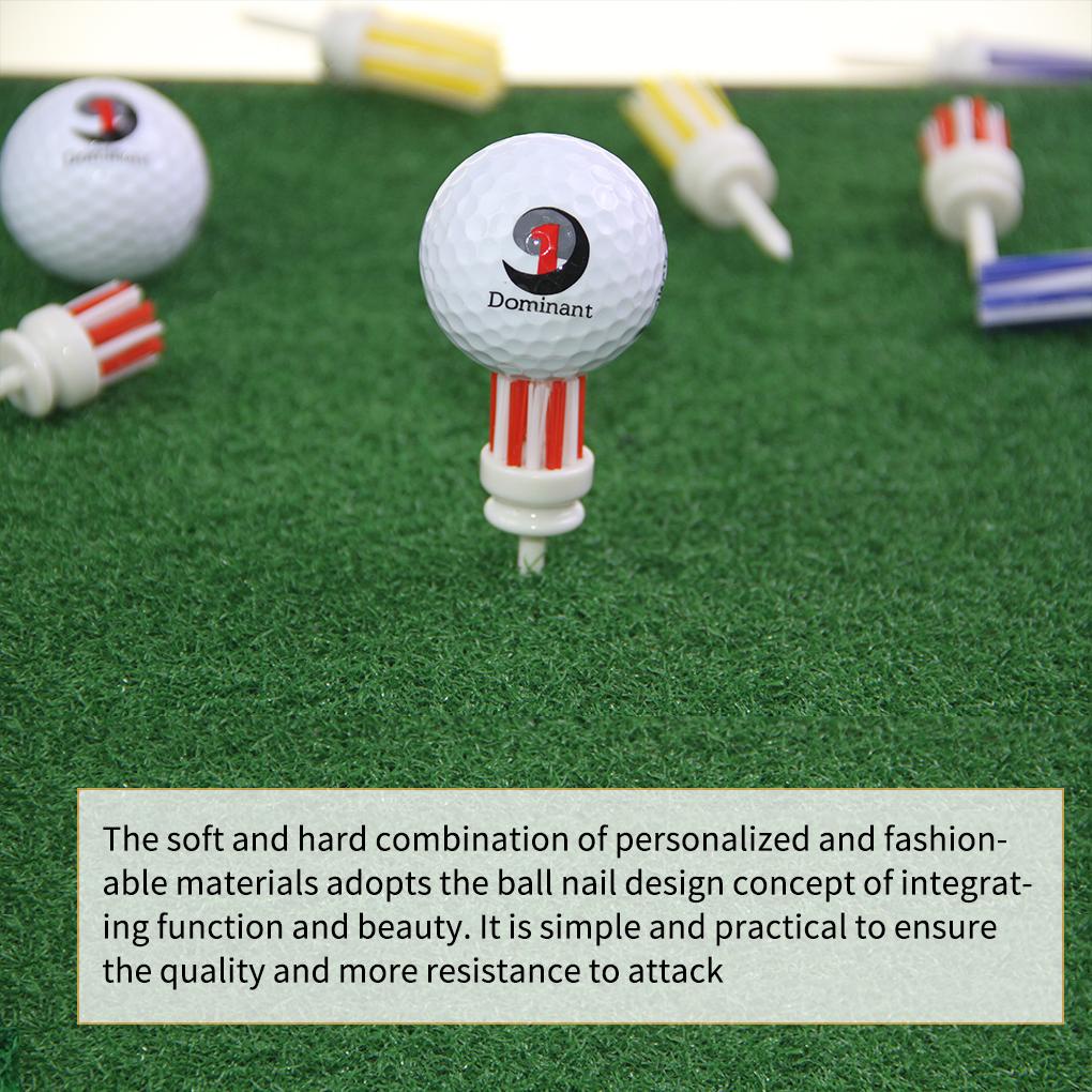 Bộ 6 Đinh Gắn Bóng Golf Bằng Len Nhiều Màu Sắc Chuyên Nghiệp Thời Trang
