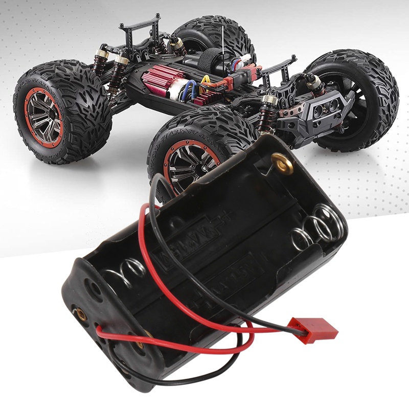 Set 4 Hộp Đựng Pin 6V 4XAA Cho Xe Điều Khiển Từ Xa HSP Redcat 1 / 8 1 / 10