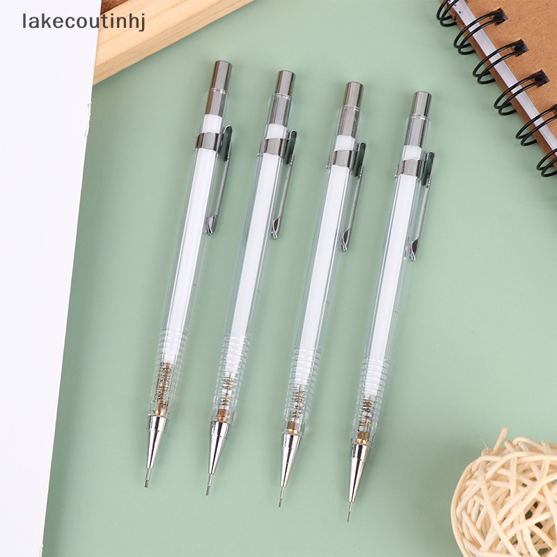 Bút Chì Bấm Tự Động Ngòi 0.3 0.5 0.7 0.9mm Màu Trong Suốt